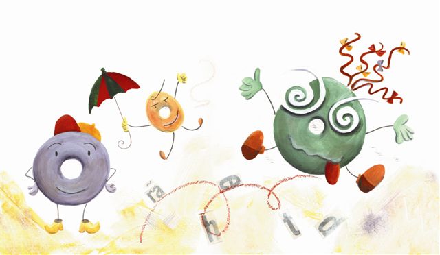 ilustração do livro O sumiço do O