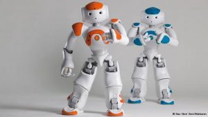 robôs NAO na Elsevier