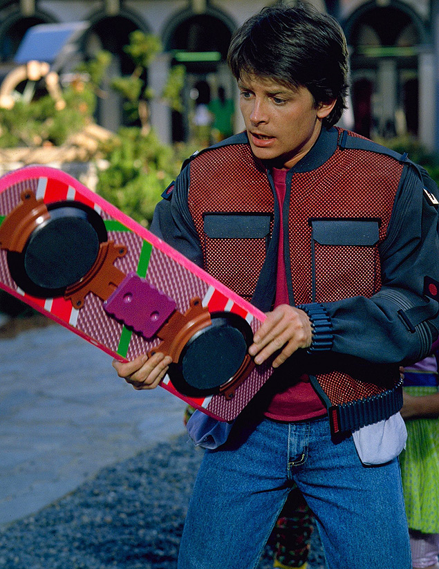 skate voador de De volta para o futuro